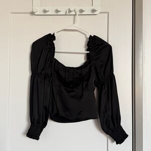 H&M Elegant Black Women's Top